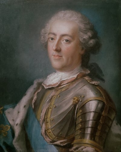 Portrait of Louis XV, King of France by Gustaf Lundberg